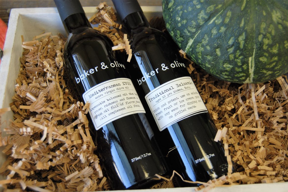 Gourmet Olive Oil & Vinegar Set from Baker & Olive Daily Harvest Express