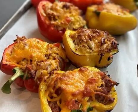 Grilled Breakfast Stuffed Bell Peppers | Recipes | Daily Harvest Express